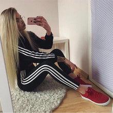 Load image into Gallery viewer, Z&amp;P 2019 New 2Pcs Women Ladies Tracksuit Crop  Training Sweatshirt Pants Sets Leisure Wear Casual Suit Clothes Set